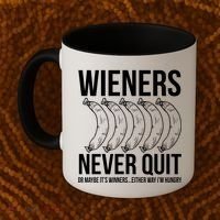 Wieners Never Quite Coffee Mug thumb 2