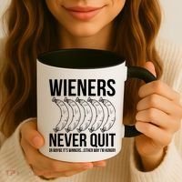 Wieners Never Quite Coffee Mug thumb 3