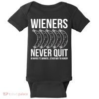Wieners Never Quite Baby Bodysuit thumb 0