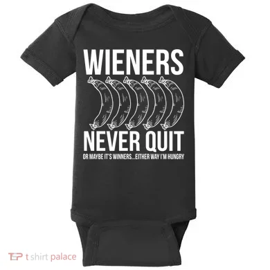 Wieners Never Quite Baby Bodysuit