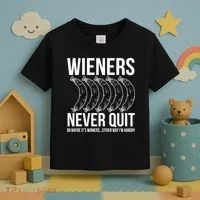 Wieners Never Quite Toddler T-Shirt thumb 3