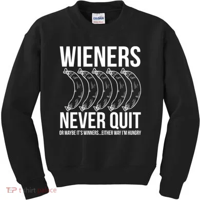 Wieners Never Quite Kids Sweatshirt