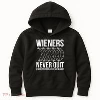 Wieners Never Quite Kids Hoodie thumb 0