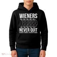 Wieners Never Quite Kids Hoodie thumb 4