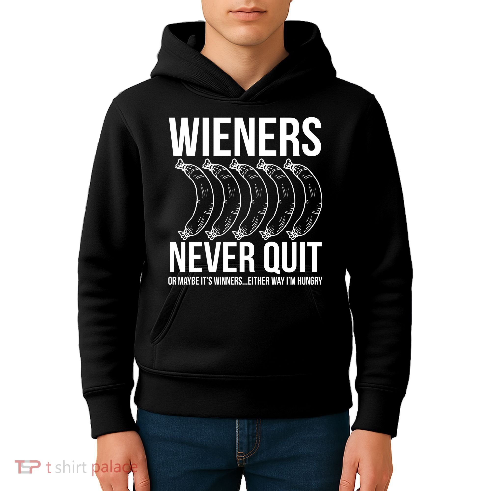 Wieners Never Quite Kids Hoodie