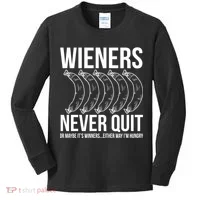 Wieners Never Quite Kids Long Sleeve Shirt thumb 0