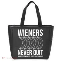 Wieners Never Quite Tote Bag thumb 0
