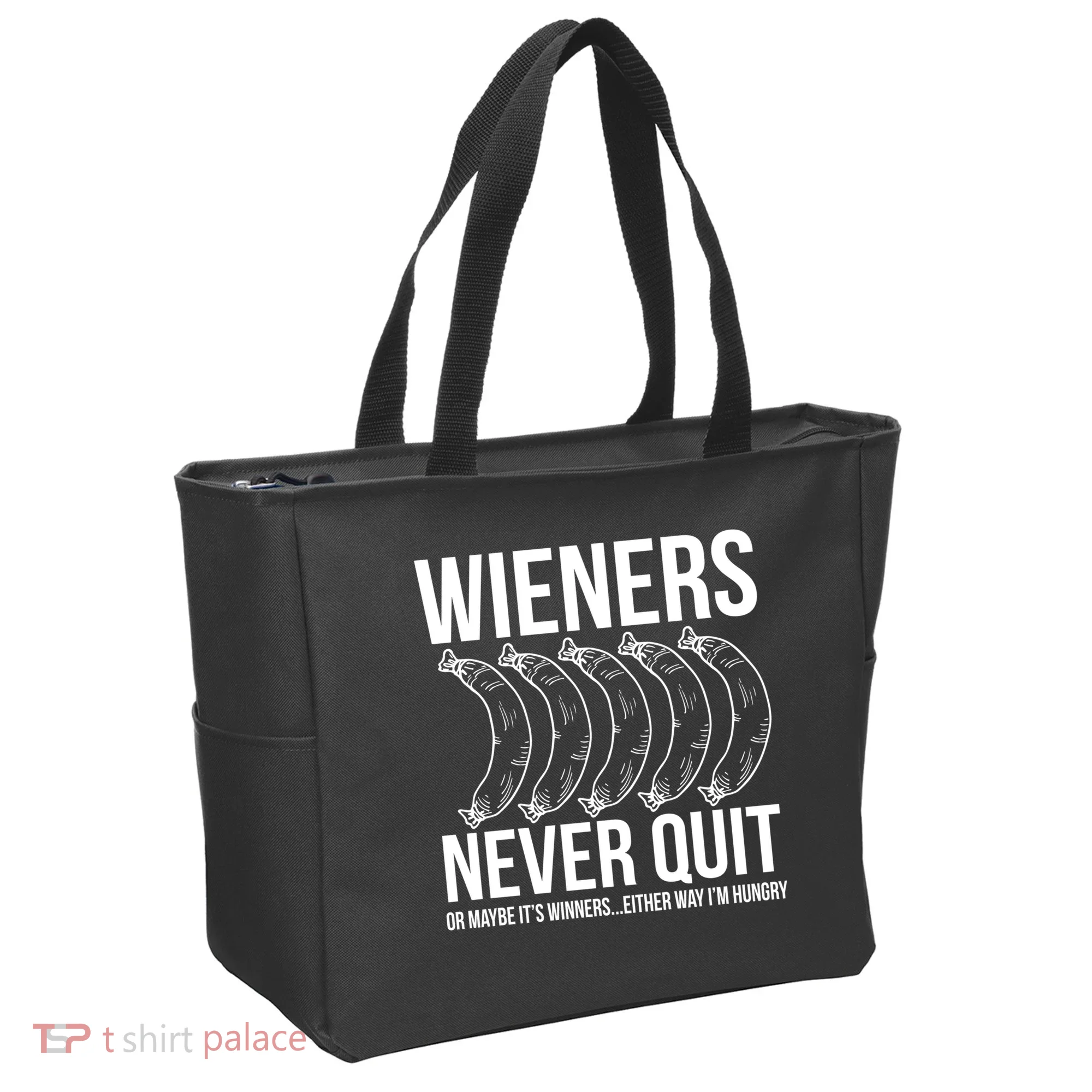 Wieners Never Quite Tote Bag