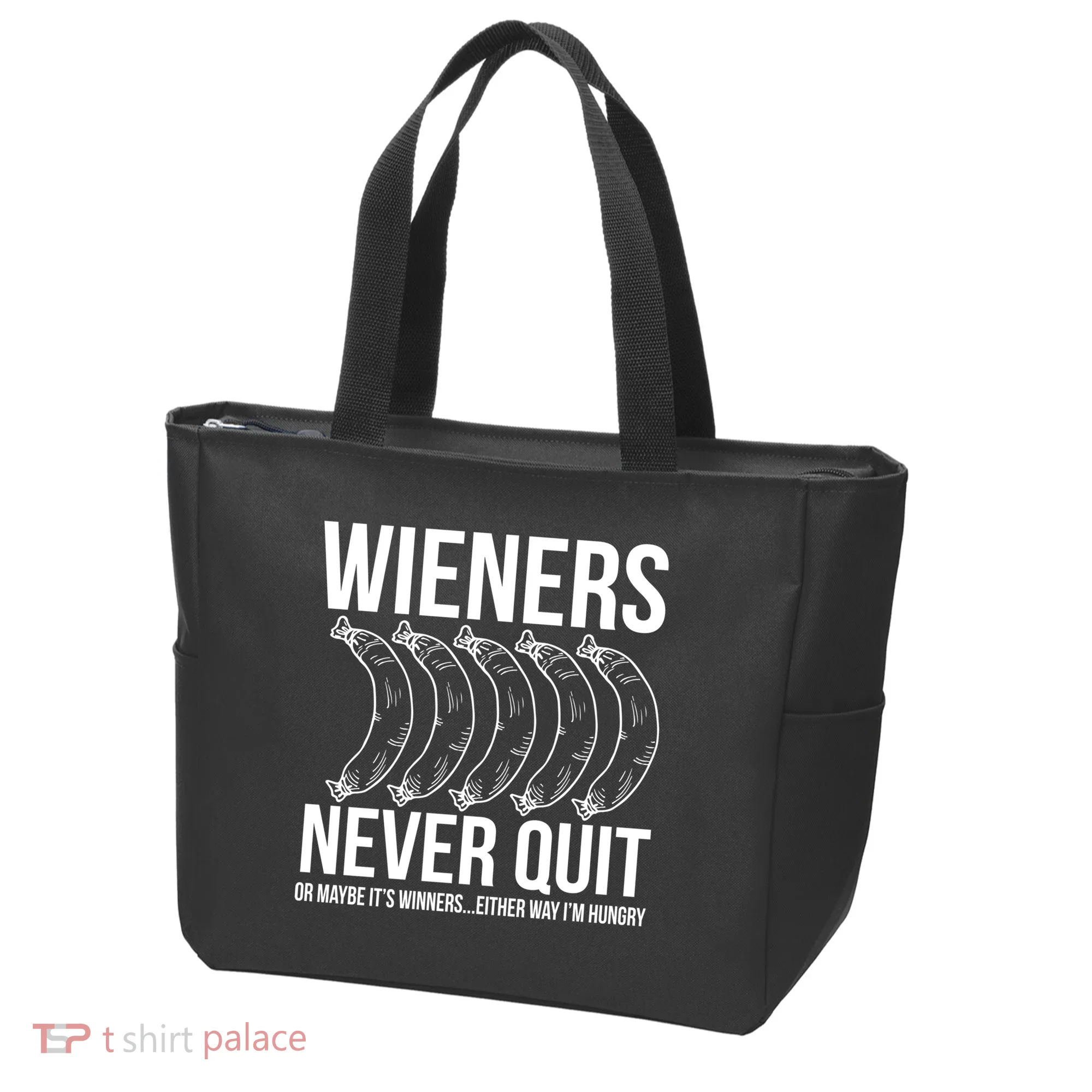 Wieners Never Quite Tote Bag