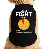 Will I Fight Today Taekwondo Player Martial Arts Tkd Gift Doggie Tank thumb 0