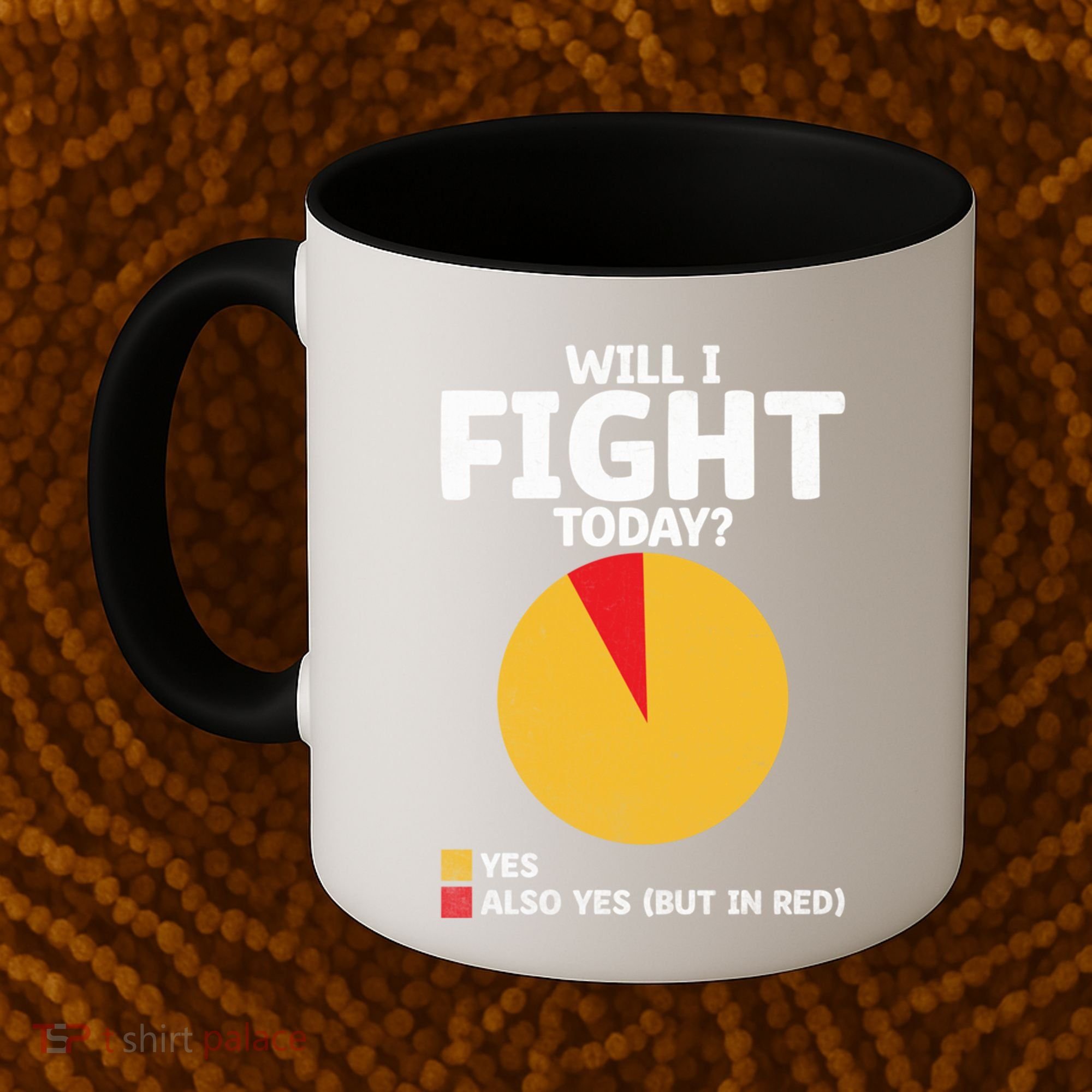 Will I Fight Today Taekwondo Player Martial Arts Tkd Gift Coffee Mug