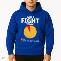 Will I Fight Today Taekwondo Player Martial Arts Tkd Gift Hoodie thumb 2