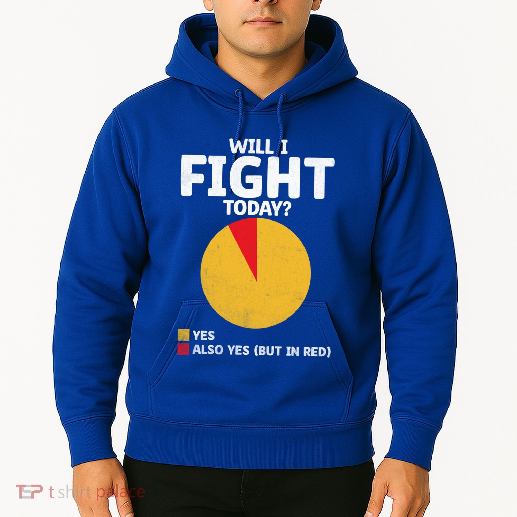 Will I Fight Today Taekwondo Player Martial Arts Tkd Gift Hoodie