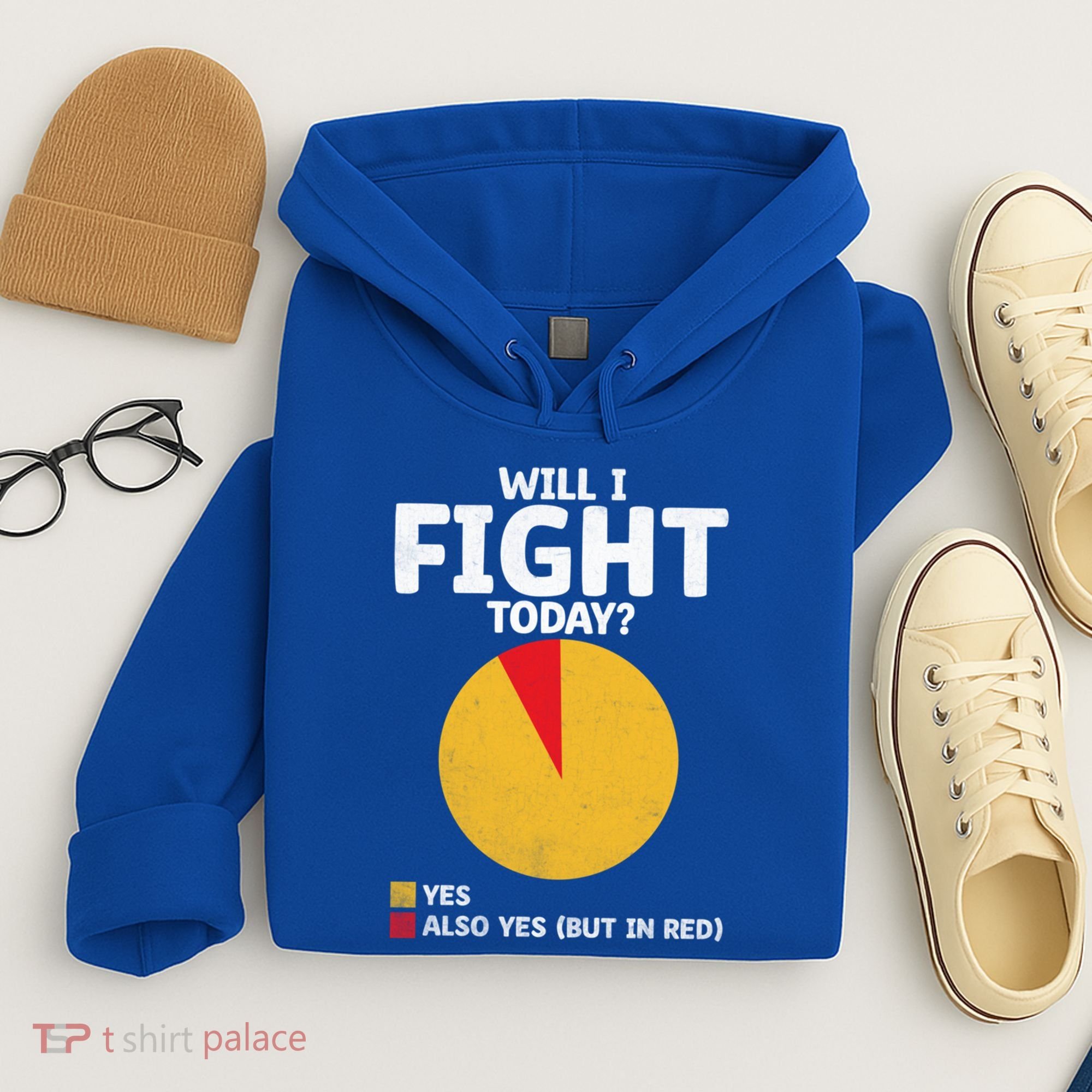 Will I Fight Today Taekwondo Player Martial Arts Tkd Gift Hoodie