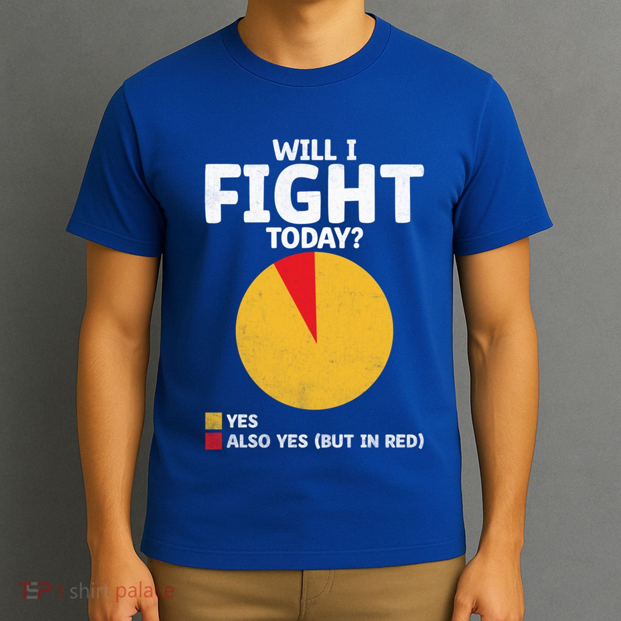 Will I Fight Today Taekwondo Player Martial Arts Tkd Gift T-Shirt