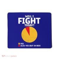 Will I Fight Today Taekwondo Player Martial Arts Tkd Gift Mousepad thumb 0
