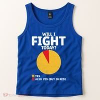 Will I Fight Today Taekwondo Player Martial Arts Tkd Gift Tank Top thumb 2