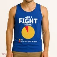 Will I Fight Today Taekwondo Player Martial Arts Tkd Gift Tank Top thumb 3
