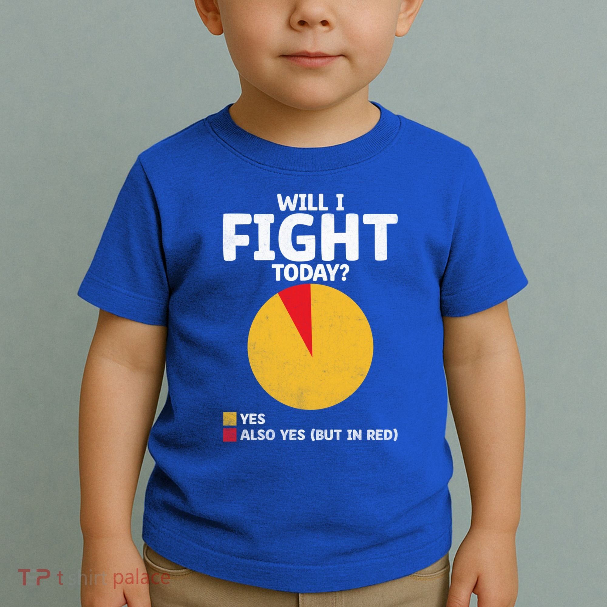 Will I Fight Today Taekwondo Player Martial Arts Tkd Gift Toddler T-Shirt