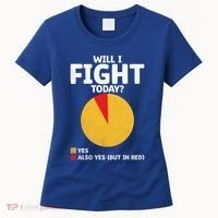 Will I Fight Today Taekwondo Player Martial Arts Tkd Gift Women's T-Shirt thumb 0