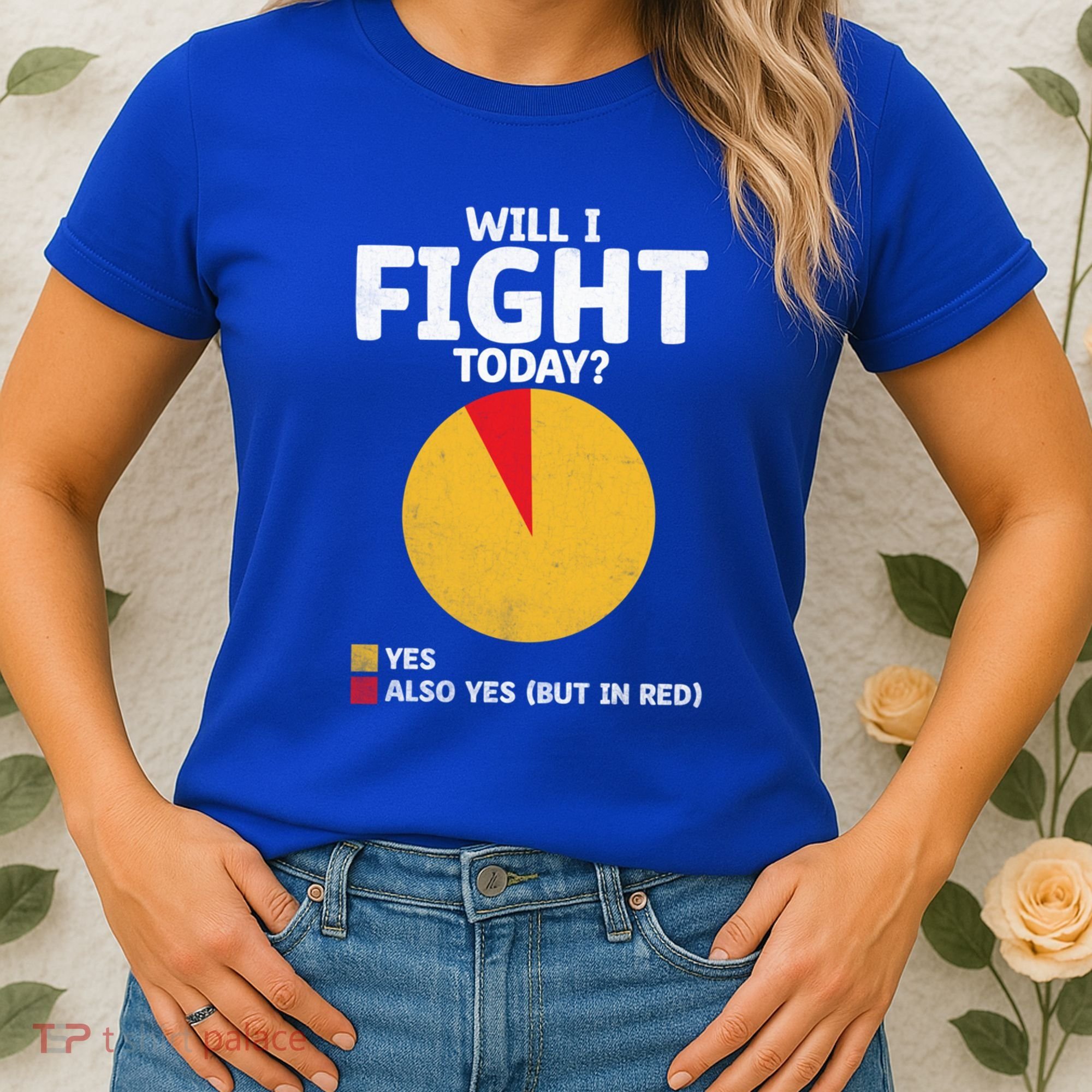 Will I Fight Today Taekwondo Player Martial Arts Tkd Gift Women's T-Shirt