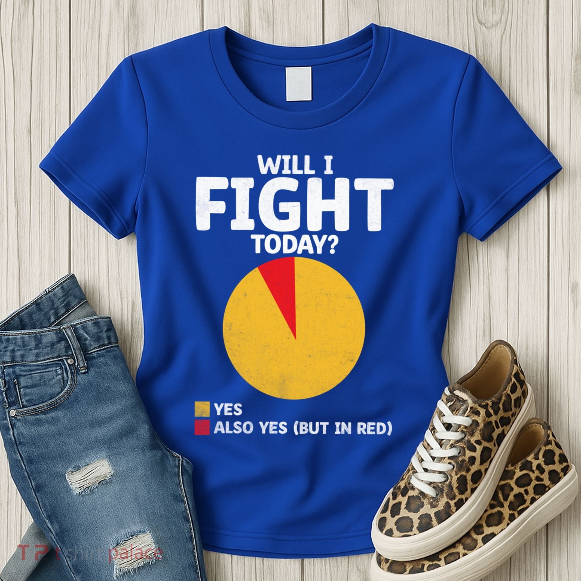 Will I Fight Today Taekwondo Player Martial Arts Tkd Gift Women's T-Shirt