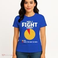 Will I Fight Today Taekwondo Player Martial Arts Tkd Gift Women's T-Shirt thumb 4