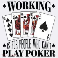 Working Is For People Who Can't Play Poker Visor thumb 3