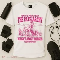 When I Found Out The Patriarchy Wasnt About Horses I Lost Interest Cooling Performance Crew T-Shirt thumb 3