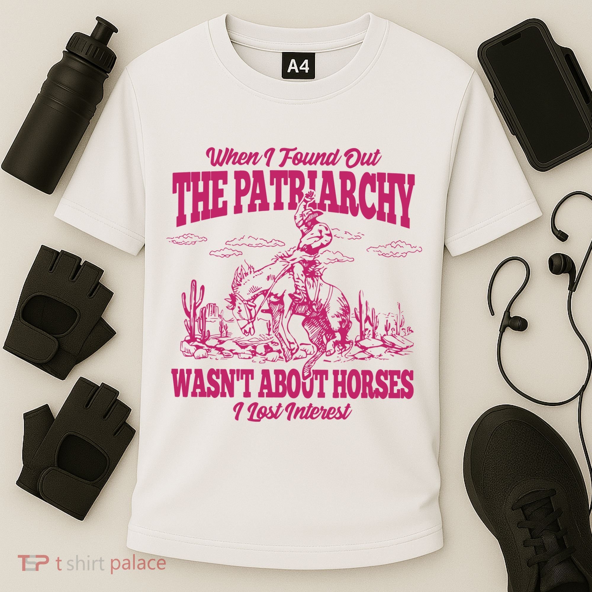 When I Found Out The Patriarchy Wasnt About Horses I Lost Interest Cooling Performance Crew T-Shirt