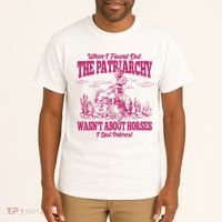 When I Found Out The Patriarchy Wasnt About Horses I Lost Interest Tall T-Shirt thumb 2