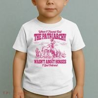 When I Found Out The Patriarchy Wasnt About Horses I Lost Interest Toddler T-Shirt thumb 2