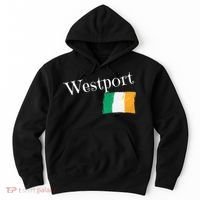 Westport Ireland Flag Irish City Saint Patrick's Day Hoodie thumb 0