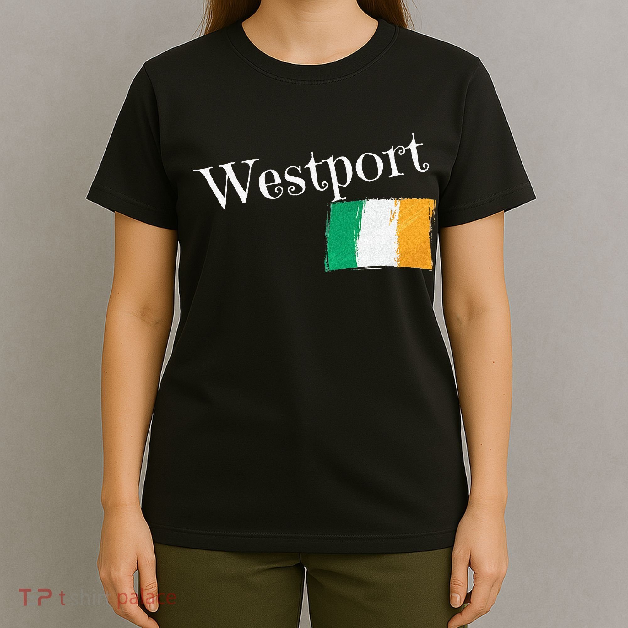 Westport Ireland Flag Irish City Saint Patrick's Day T-Shirt