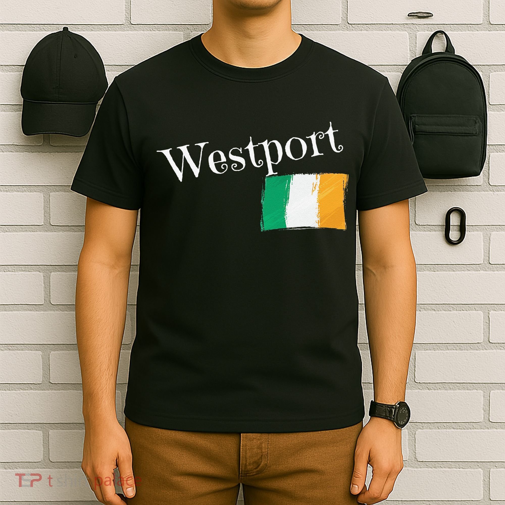 Westport Ireland Flag Irish City Saint Patrick's Day T-Shirt
