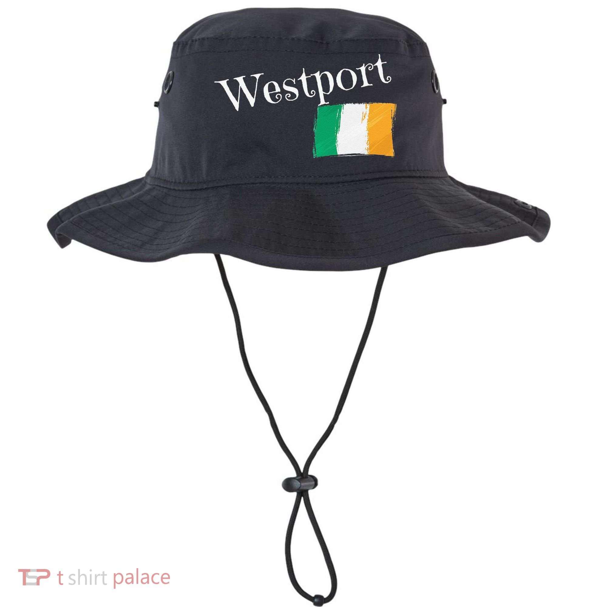 Westport Ireland Flag Irish City Saint Patrick's Day Bucket Hat