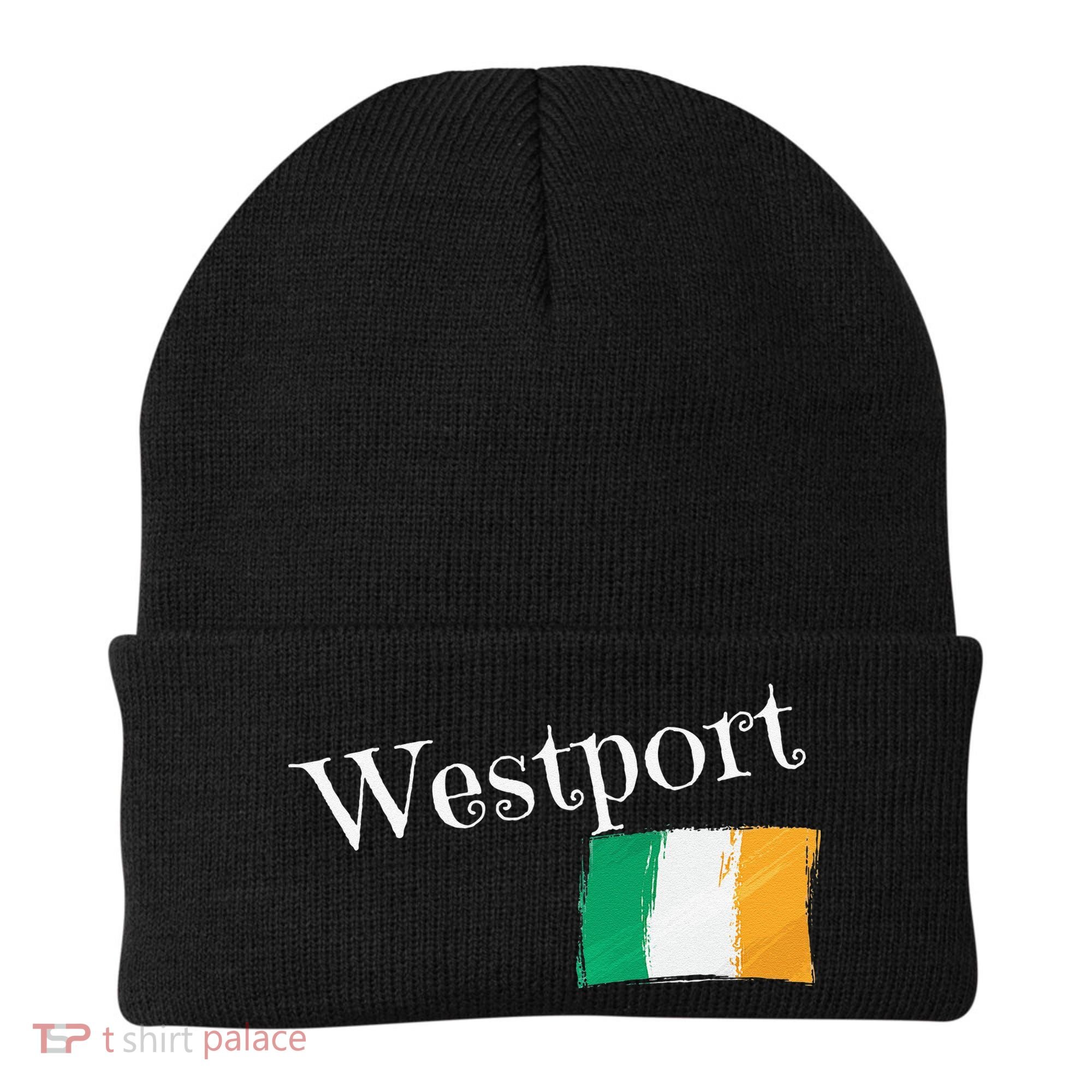 Westport Ireland Flag Irish City Saint Patrick's Day Beanie