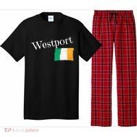 Westport Ireland Flag Irish City Saint Patrick's Day Pajama Set thumb 0