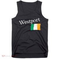 Westport Ireland Flag Irish City Saint Patrick's Day Tank Top thumb 0