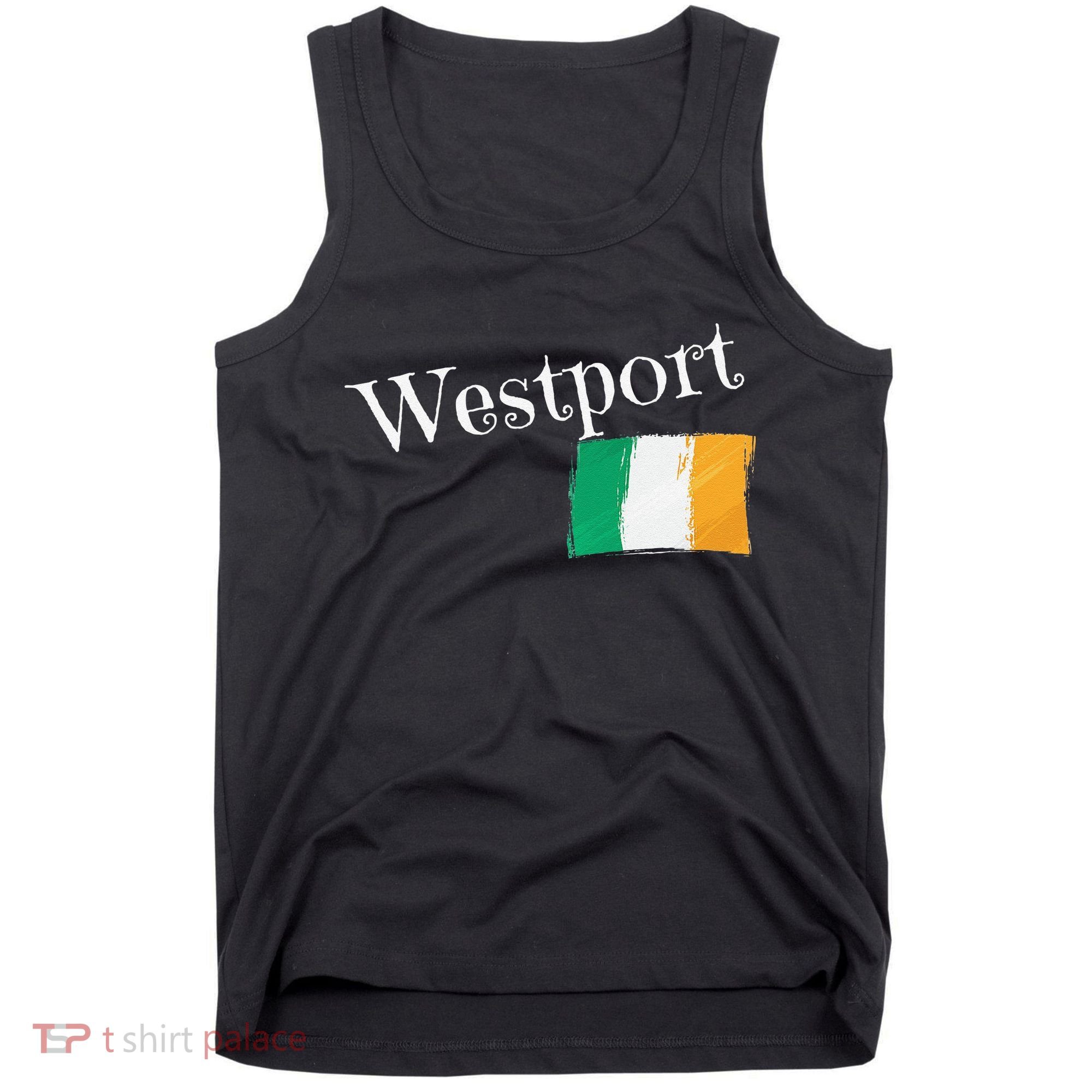 Westport Ireland Flag Irish City Saint Patrick's Day Tank Top