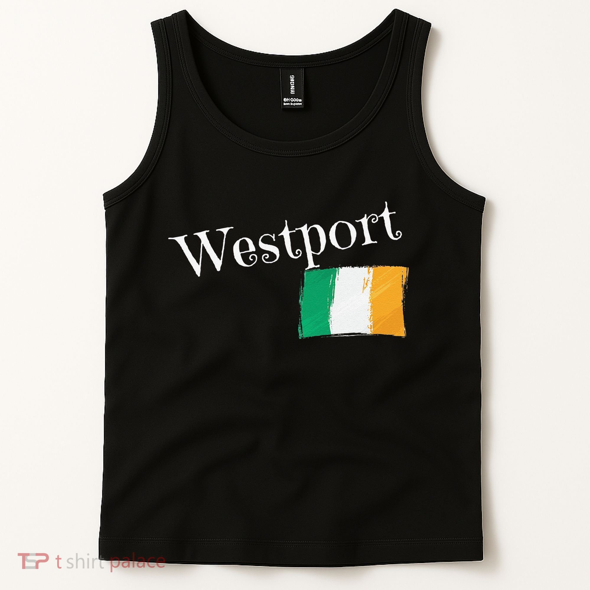 Westport Ireland Flag Irish City Saint Patrick's Day Tank Top