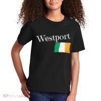 Westport Ireland Flag Irish City Saint Patrick's Day Kids T-Shirt thumb 2