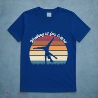 Walking Is For Losers Vintage Gymnastics Cartwheel Gift T-Shirt thumb 5