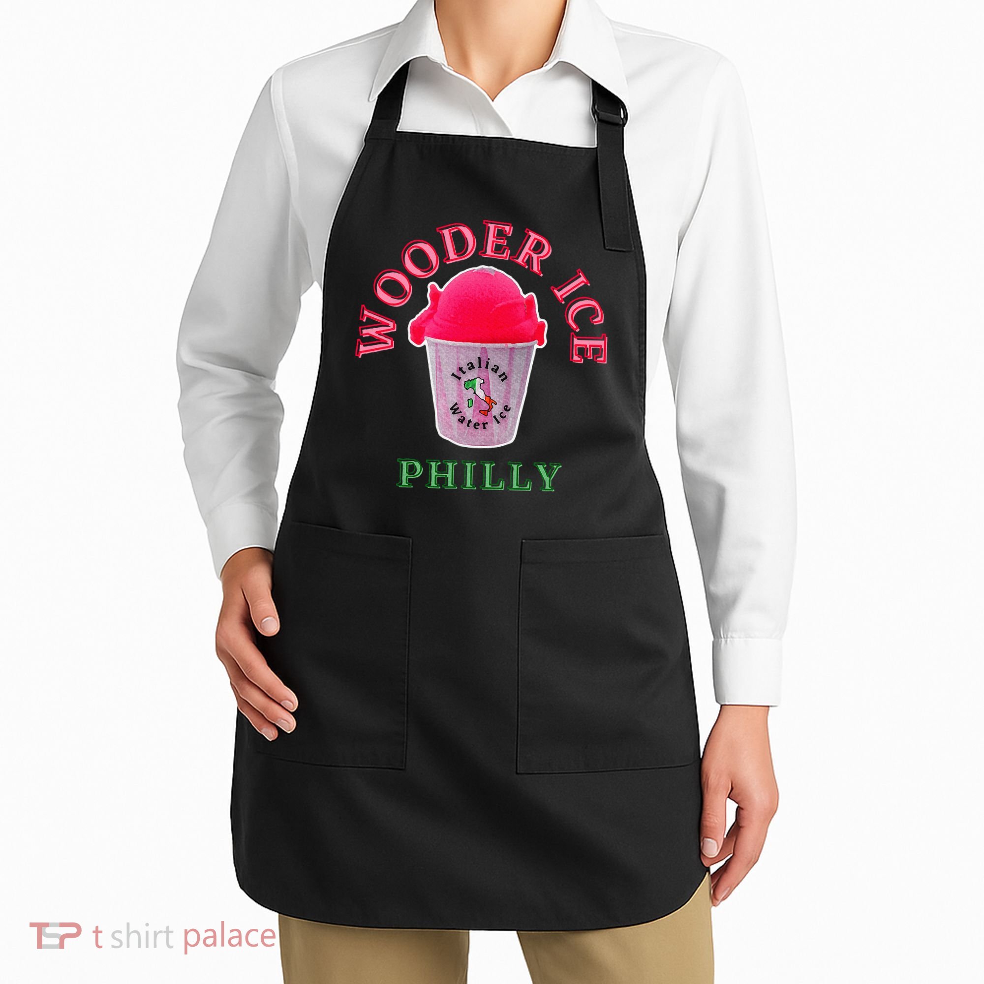 Wooder Ice Funny Philadelphia Slang Novelty Water Ice Apron