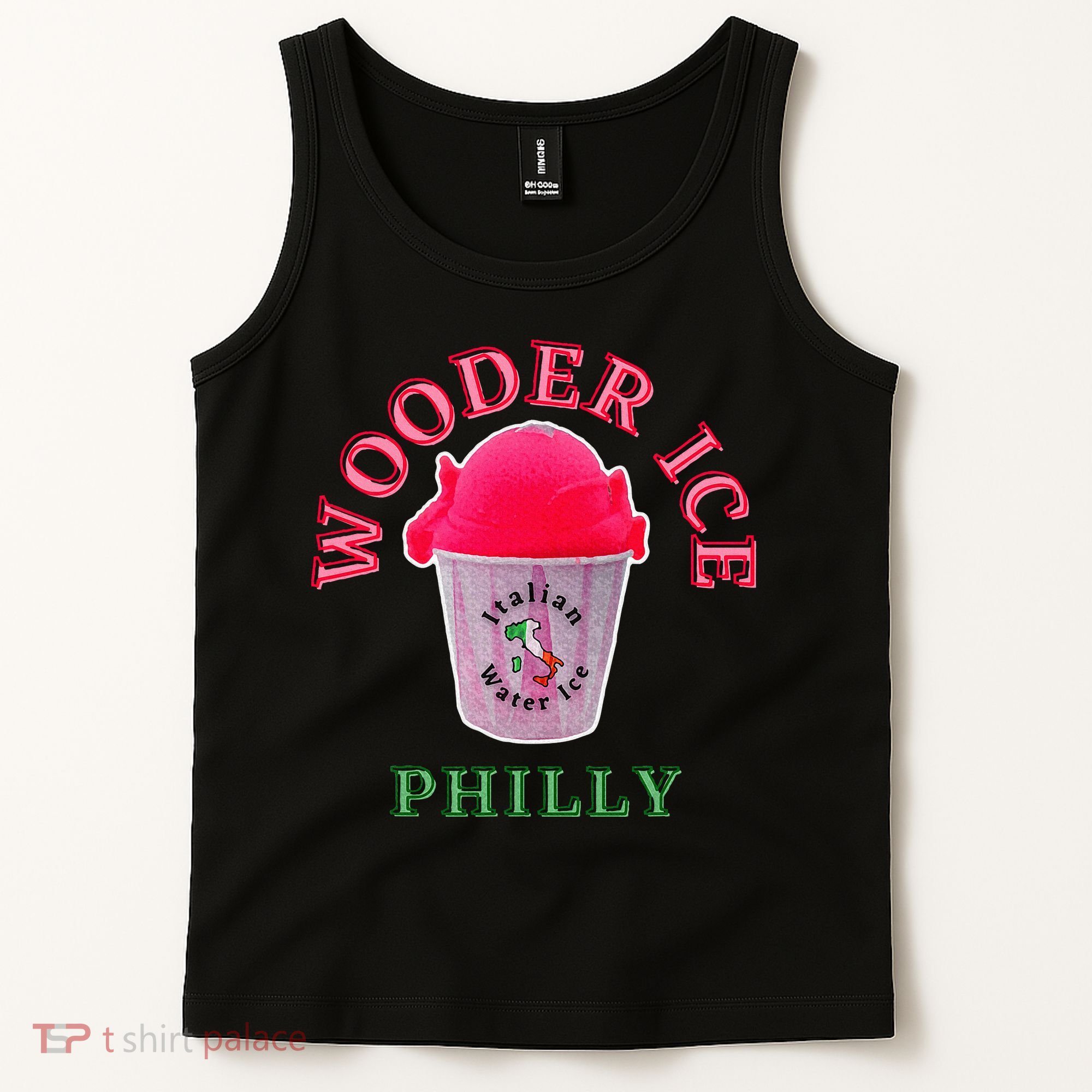 Wooder Ice Funny Philadelphia Slang Novelty Water Ice Tank Top