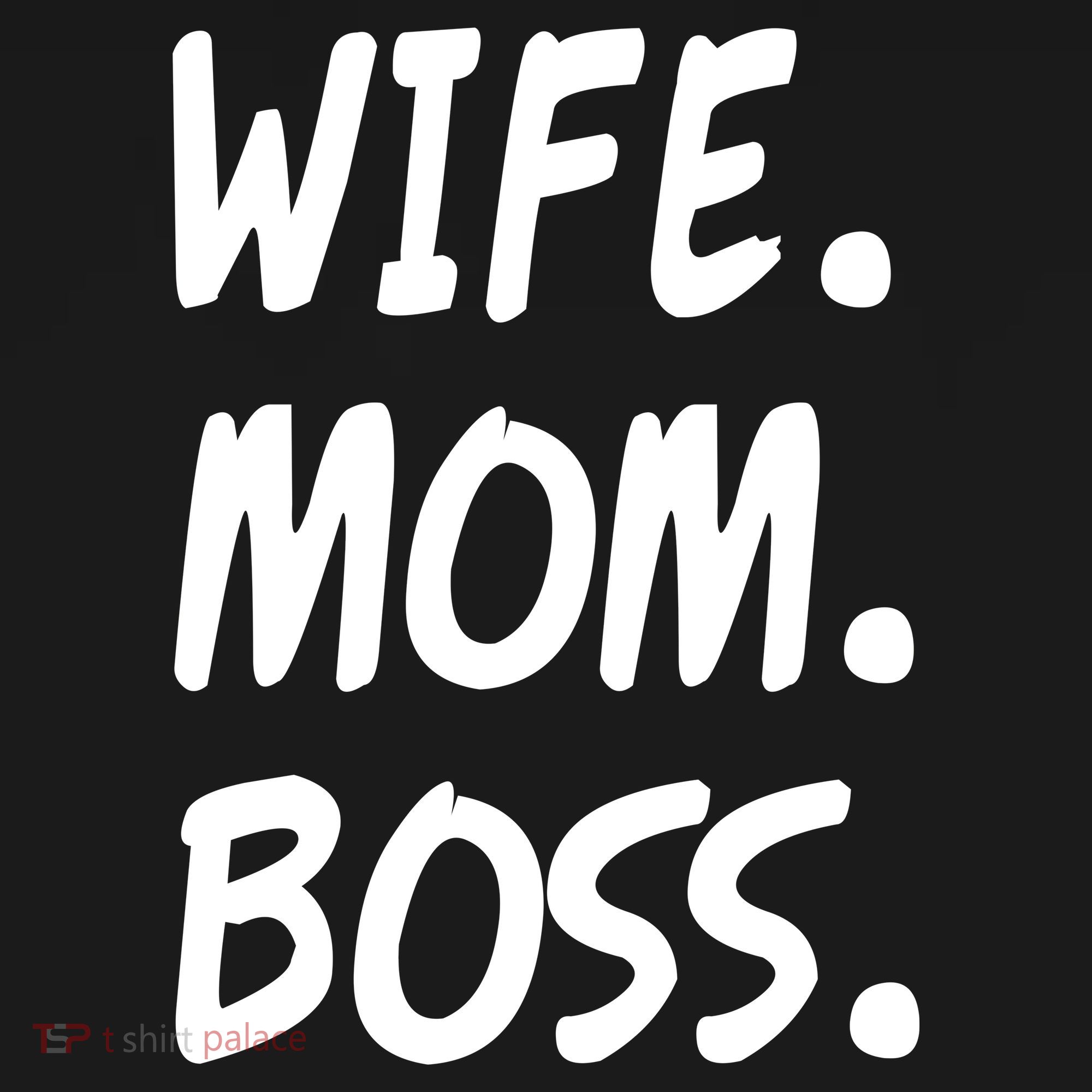 Wife Mom Boss Mommy is the Boss USA-Made Doggie Bandana