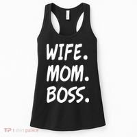 Wife Mom Boss Mommy is the Boss Women's Tank Top thumb 0