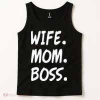 Wife Mom Boss Mommy is the Boss Tank Top thumb 2