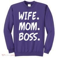 Wife Mom Boss Mommy is the Boss Sweatshirt thumb 0
