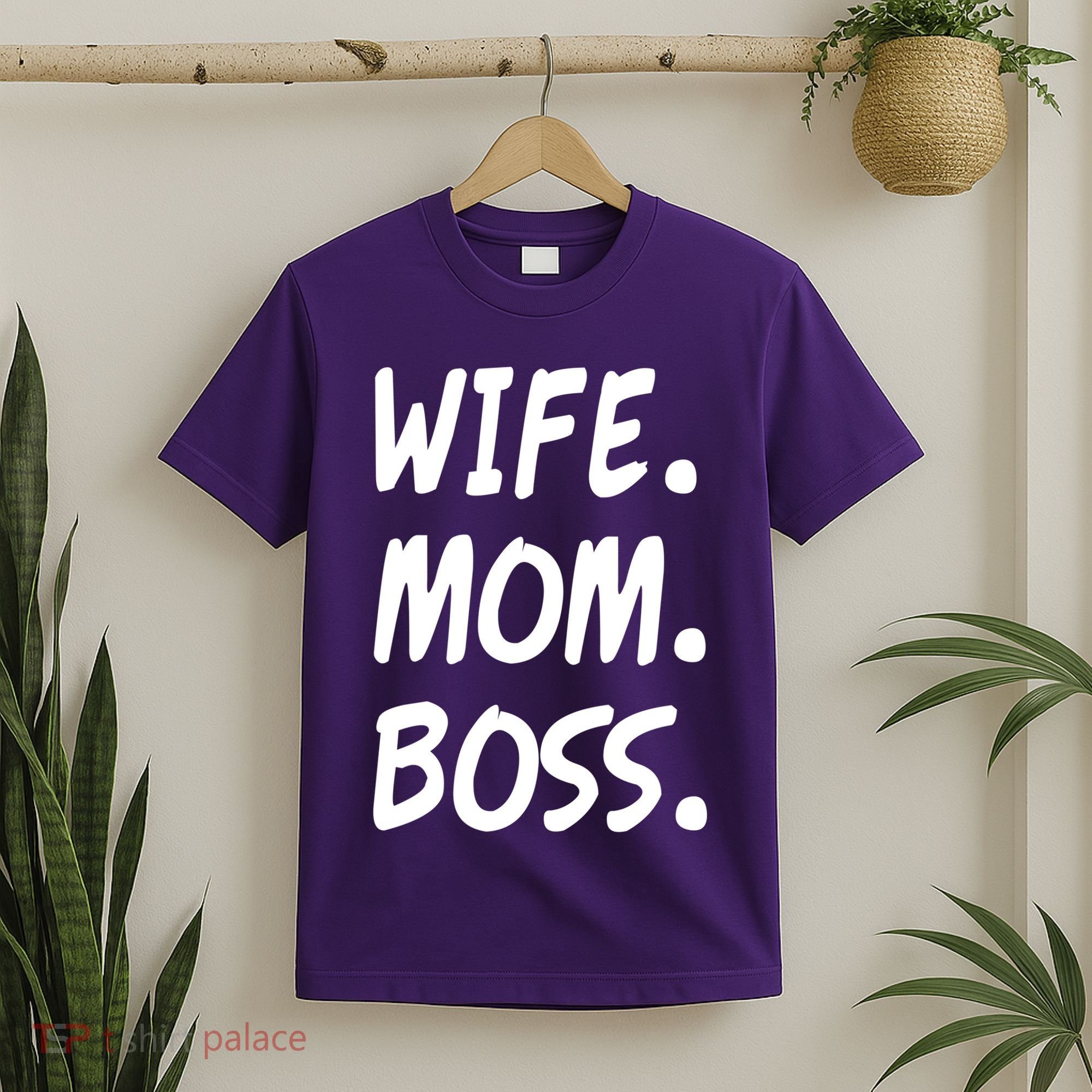 Wife Mom Boss Mommy is the Boss T-Shirt
